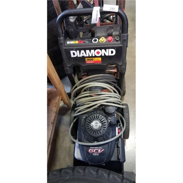 DIAMOND 2600PSI GAS PRESSURE WASHER WITH WAND