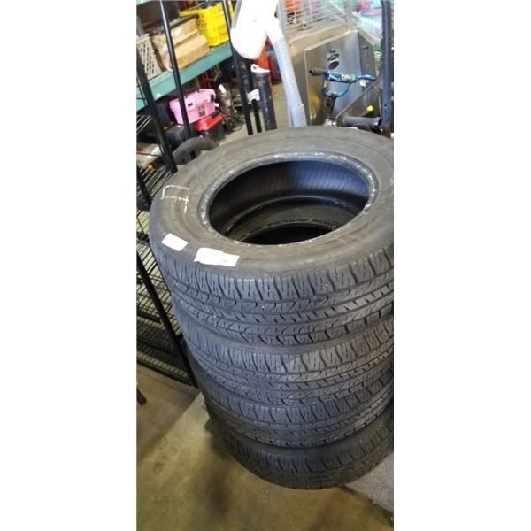 SET OF 4 GOODYEAR ALLEGRA TIRES, SIZE 235/65R16