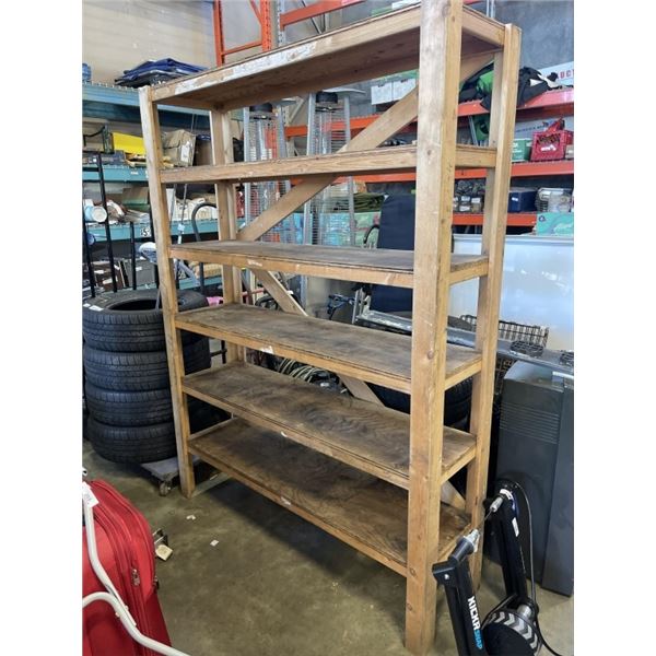 6 TIER WOODEN SHELF