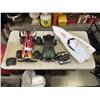 Image 1 : RC BOAT AND 2 MONSTER TRUCKS, ONE IS MISSING REMOTE