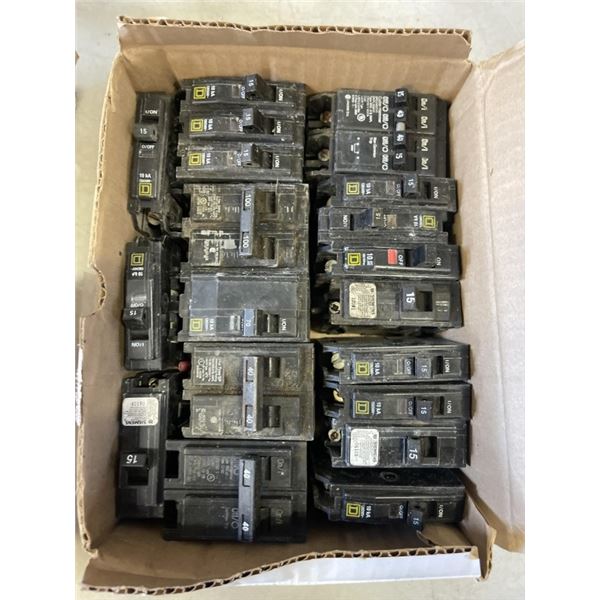 2 TRAYS OF BREAKERS