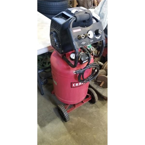 CRAFTSMAN 150PSI 1.5HP 20 GALLON COMPRESSOR, WORKING