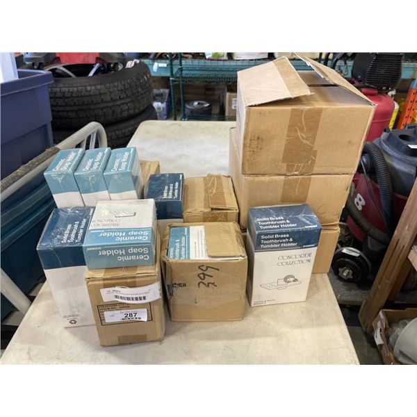LOT OF ASSORTED BATHROOM FIXTURES