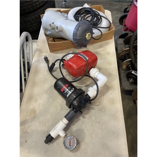 2 POOL PUMPS