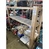 Image 1 : 4 TIER MOBILE WOODEN RACK (CONTENTS NOT INCLUDED)