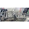 Image 1 : 4 GREY PATIO CHAIRS