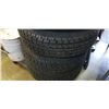 Image 3 : SET OF 4 TIRES ON 5 BOLT ALUMINUM RIMS, ST 205/75R14