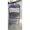 Image 3 : LOT OF 10 BLACK FOLDING CHAIRS