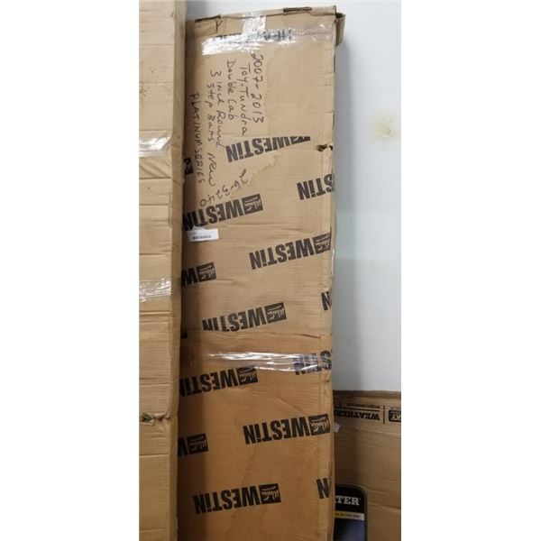 07-13 TOYOTA TUNDRA DOUBLE CAB ROUND 3 INCH STEP BARS