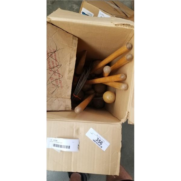ANTIQUE CROQUET SET