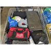 Image 1 : PALLET OF ASSORTED GOODS, CONTENTS OF REPOSESSSED VEHICLES, BIN NOT INCLUDED