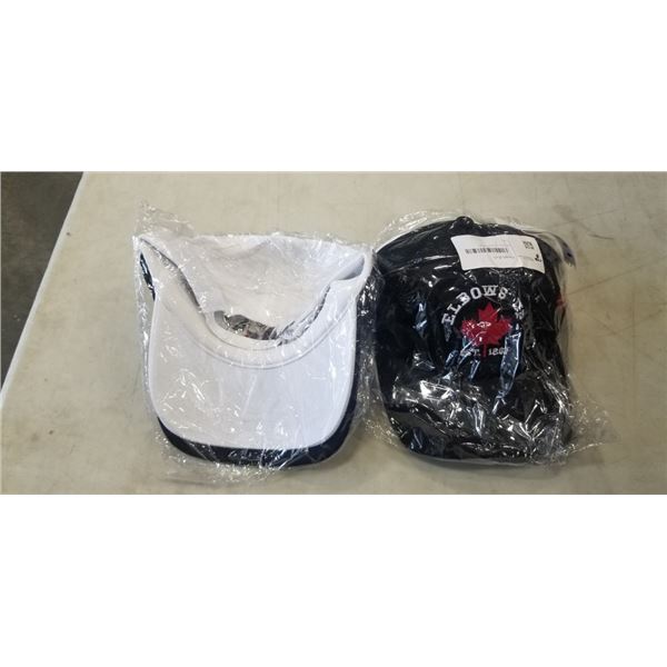 4 NEW "ELBOWS UP" BASEBALL HATS