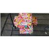 Image 1 : 4 BOXES OF RAINBOW FLOWER LOLLIPOPS