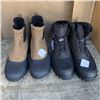 Image 1 : TWO NEW PAIRS OF SIZE 11 WATERPROOF BOOTS RETAIL $ $120+
