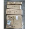 Image 1 : 3 ASSORTED VIVO DUAL MONITOR DESK MOUNTS AND ADJUSTABLE FOOTREST