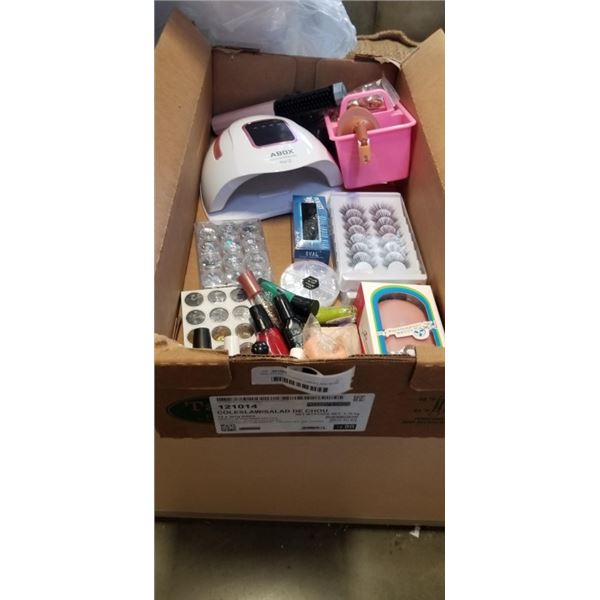 NAIL POLISH, UV LIGHT, LASHES AND MORE