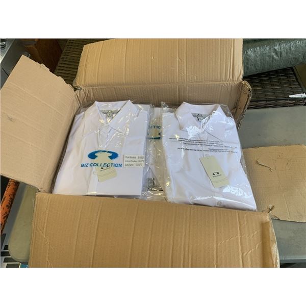 CASE OF WHITE COLLARED SHIRTS