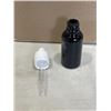 Image 2 : CASE OF NEW 50ML GLASS BOTTLES WITH DROPPER LIDS
