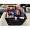 Image 1 : TOTE OF SUGARS, COFFEE MATE ETC