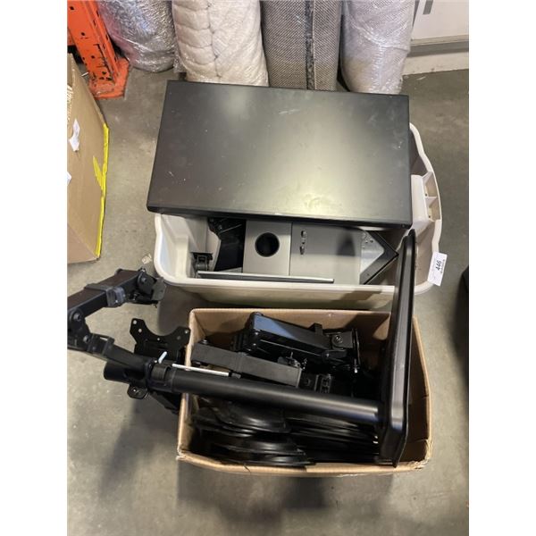ASSORTED TV AND MONITOR MOUNTS