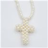 Image 3 : FRESHWATER PEARL 4.5-2.5MM 18" NECKLACE, W/A $1000.00