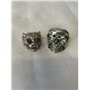 Image 1 : 2 ORNATE SKULL AND LION RINGS