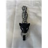 Image 1 : BETSEY JOHNSON PANTHER BRACELET 3 STONES MISSING