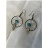 Image 3 : NATIVE AMERICAN SILVER NECKLACE AND DREAMCATCHERS WITH TURQUOISE EARRINGS