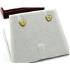 Image 3 : 10KT YELLOW GOLD HEART SHAPE EARRING, W/A $320