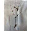 Image 1 : VINTAGE CULTURED FRESHWATER PEARL NECKLACE WITH MATCHING EARRINGS