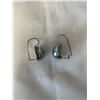 Image 2 : VINTAGE 925 STERLING SILVER W/ MABE PEARLS PAIR OF EARRINGS