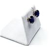 Image 3 : 14KT WHITE GOLD NATURAL AMETHYST EARRINGS,RETAIL $450.00. AMETHYST IS THE BIRTHSTONE FOR FEBRUARY.