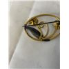 Image 2 : ANTIQUE GOLD BROOCH MARKED ADORNA GF STERLING