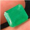 Image 2 : 9.83 CT AUTHENTICATED ZAMBIAN EMERALD GEMSTONE ($14,253 APPRAISAL)