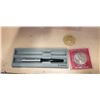 Image 1 : 2 COMMEORATIVE COINS AND PARKER PEN