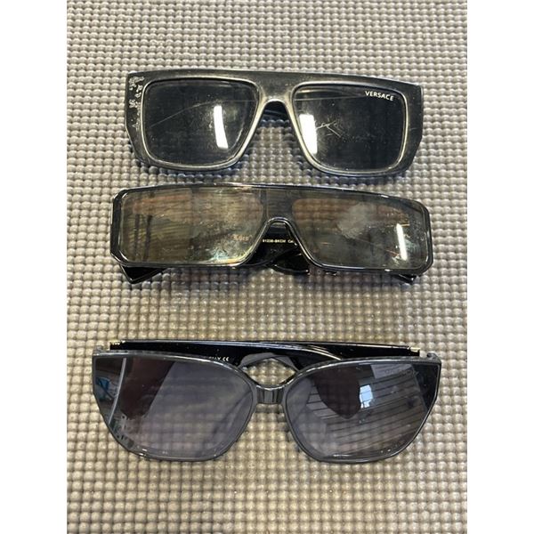 3 PAIRS OF SUNGLASSES
