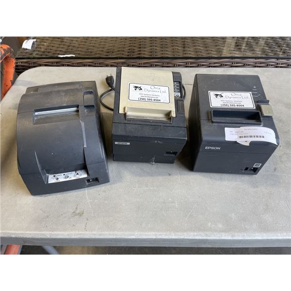 3 RECIEPT PRINTERS