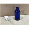 Image 2 : CASE OF NEW 50ML GLASS BOTTLES WITH DROPPER LIDS