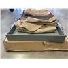 Image 2 : 2 NEW 15" X 12" HANDMADE LEATHER TRAYS