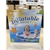 Image 2 : 2 NEW INFLATABLE SWIMMING POOLS, 4' DIAMETER X 1' TALL
