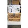 Image 1 : VIVO QUAD MONITOR DESK MOUNT, VIVO LAPTOP TRAY AND DESK MOUNT, AND SINGLE MONITOR DESK STAND