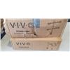Image 2 : VIVO QUAD MONITOR DESK MOUNT, VIVO LAPTOP TRAY AND DESK MOUNT, AND SINGLE MONITOR DESK STAND