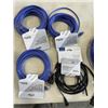 Image 3 : ASSORTED LENGTHS OF CAT 6 CABLES AND POWER CABLES