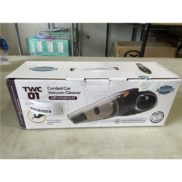 NEW CORDED CAR VACUUM CLEANER