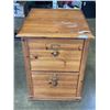 Image 1 : OAK 2 DRAWER FILE CABINET