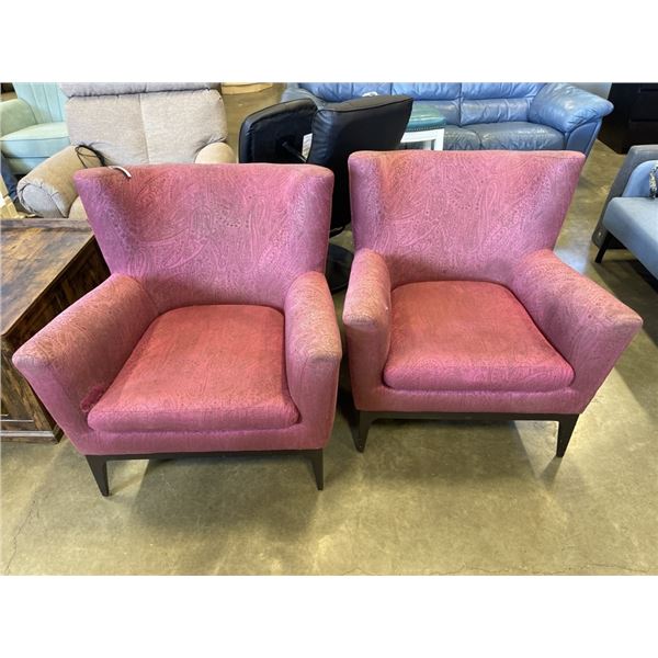 2 VINTAGE AMERICAN LEATHER LOUNGE CHAIRS