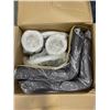 Image 3 : 2 NEW ADJUSTABLE SWIVEL BARSTOOLS IN BOX