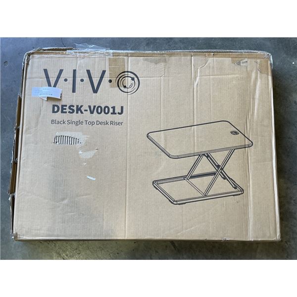 VIVO BALCK SINGLE TOP DESK RISER