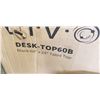 Image 3 : VIVO BLACK 60' X 24' ELECTRIC SIT TO STAND DESK WITH WHITE SINGLE MOTOR ELECTIC FRAME