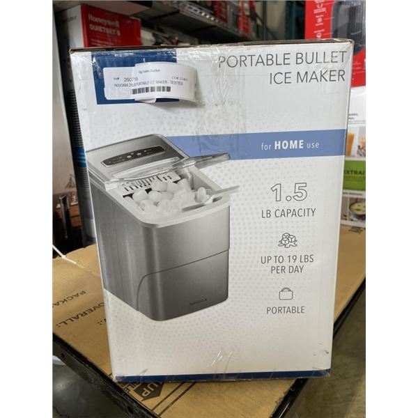 INSIGNIA 26LB PORTABLE ICE MAKER - TESTED WORKING, RETAIL $199